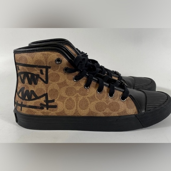 NEW Coach x Guang Yu High Top With Rexy Size 9 D Shoes - Picture 1 of 7